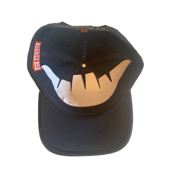 MTN OPS Black Snapback Hat With Orange Logo Embroidery Adjustable Fit - Picture 5 of 7